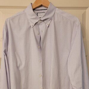 Charles Tyrwhitt Long-Sleeve Oxford Button Down - Blue & Red Checked